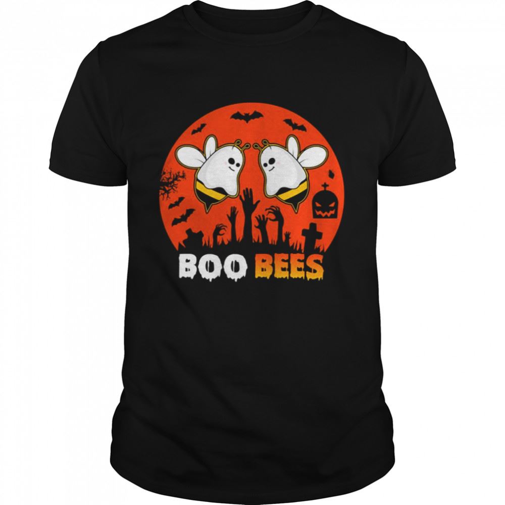 Interesting Art Boo Bees 2022 Halloween Shirt 