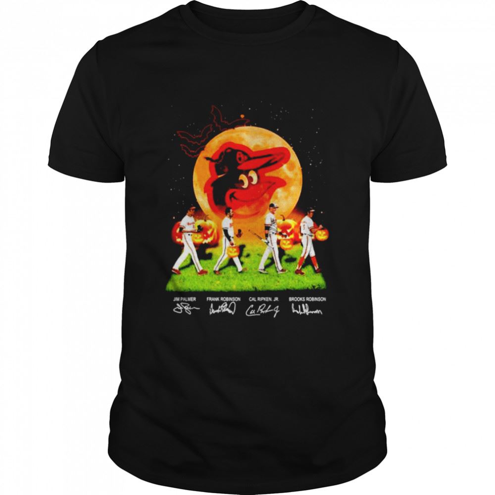 Promotions Baltimore Orioles Abbey Road Halloween Signatures Shirt 