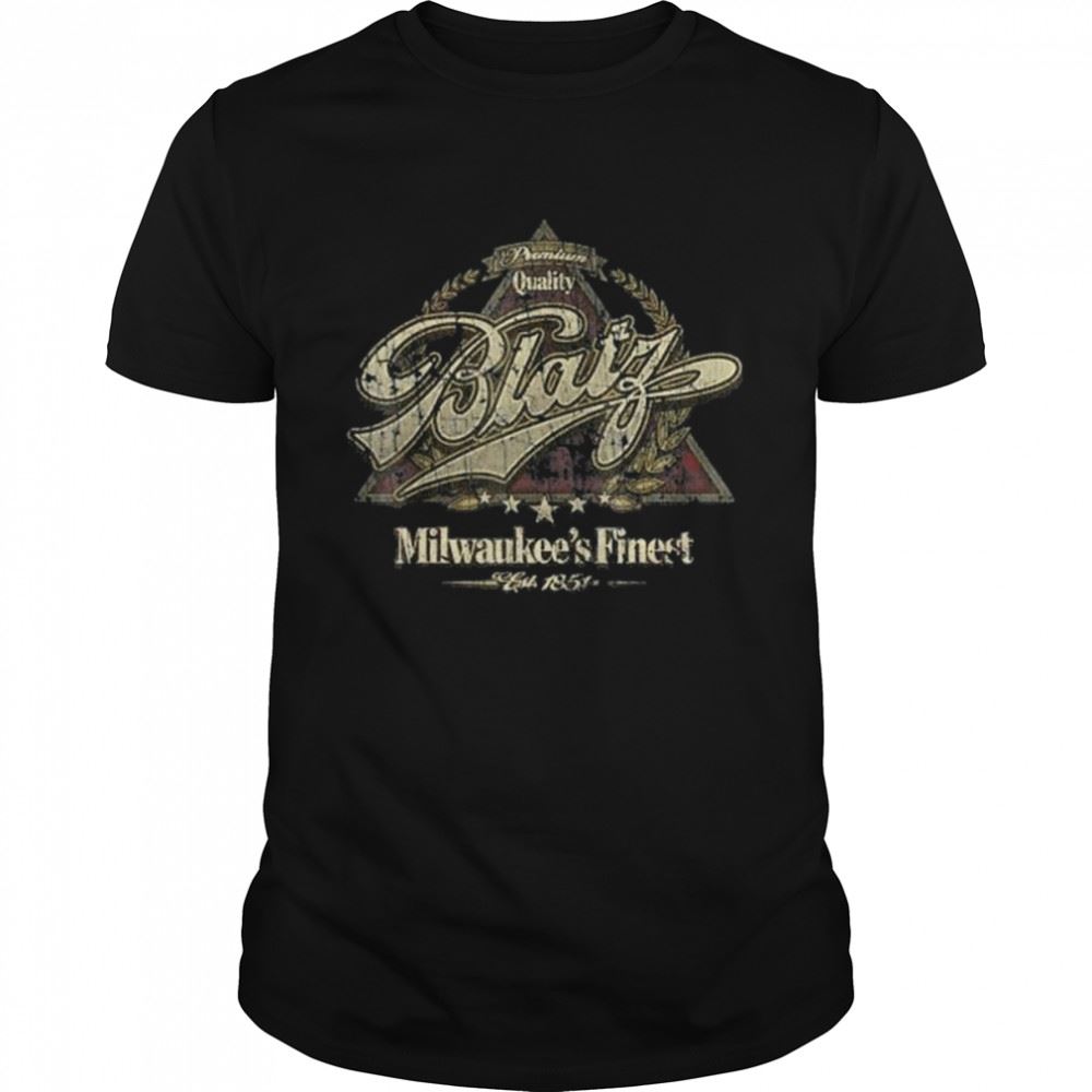 Limited Editon Blatz Beer Milwaukee Shirt 