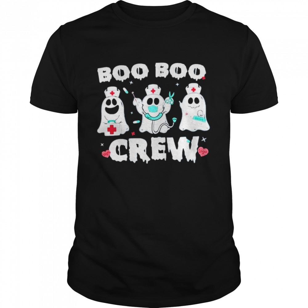 Gifts Boo Boo Crew Crna Halloween Nurse Shirt 