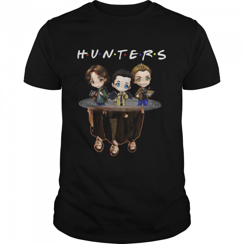 High Quality Chibi Hunters Supernatural Reflection Mirror Water Vintage Shirt 