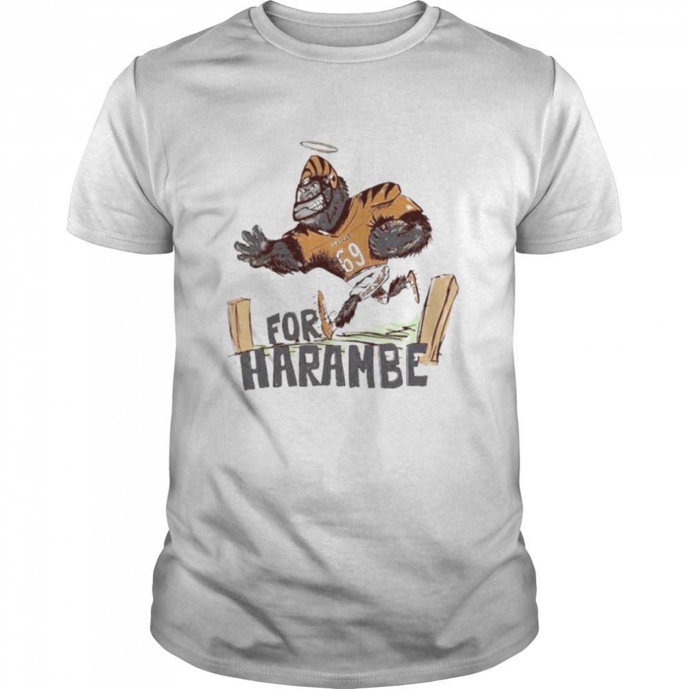 Attractive Cincinnati Bengals For Harambe Shirt 