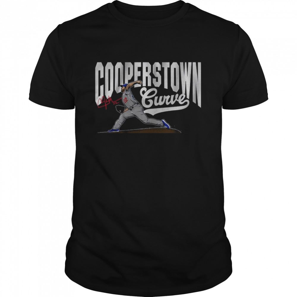 High Quality Clayton Kershaw Los Angeles Baseball Cooperstown Curve Signature Shirt 