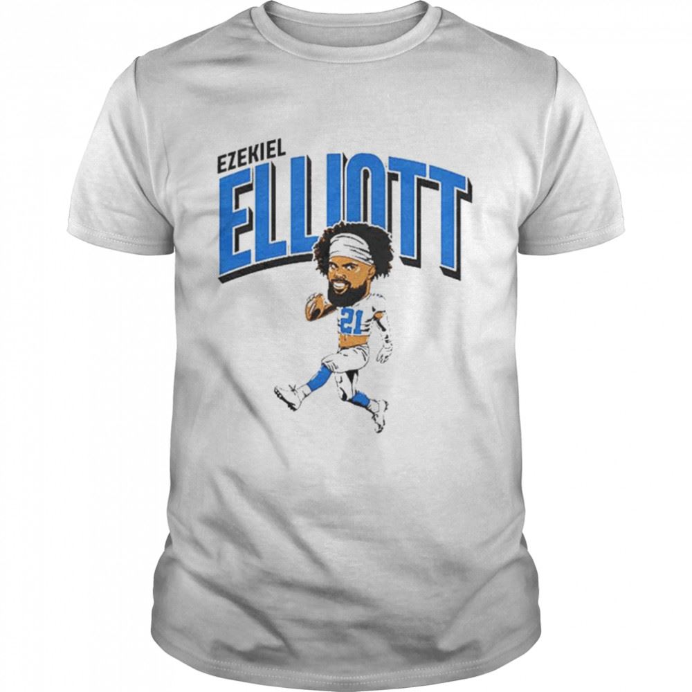 Promotions Ezekiel Elliott Caricature Shirt 