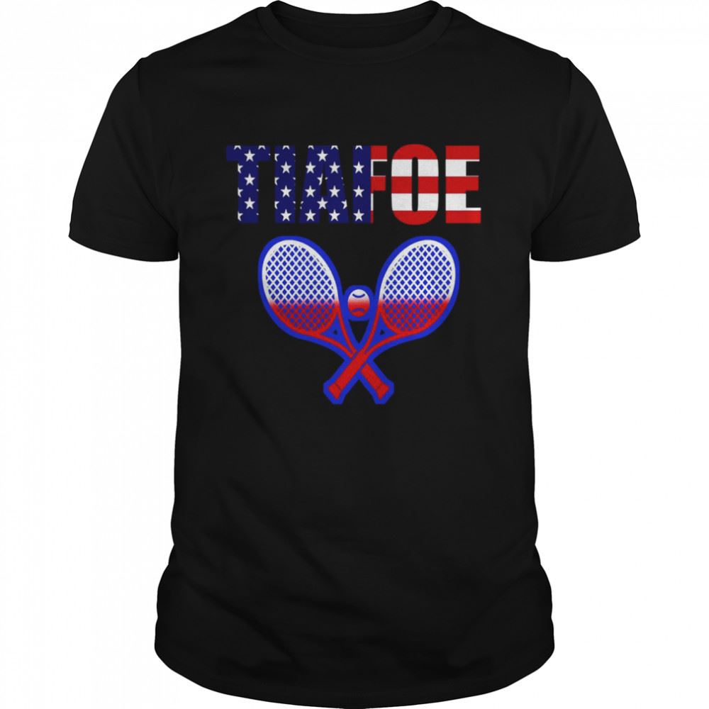 High Quality Frances Tiafoe Us Open Tennis Shirt 