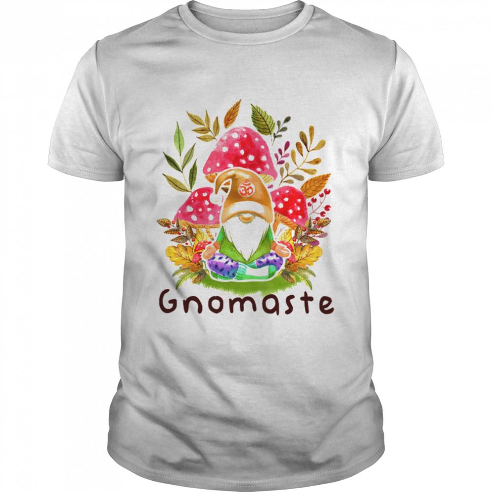 Great Gnomaste Gnome Namaste Yoga Meditation Thanksgiving Gnome Shirt 