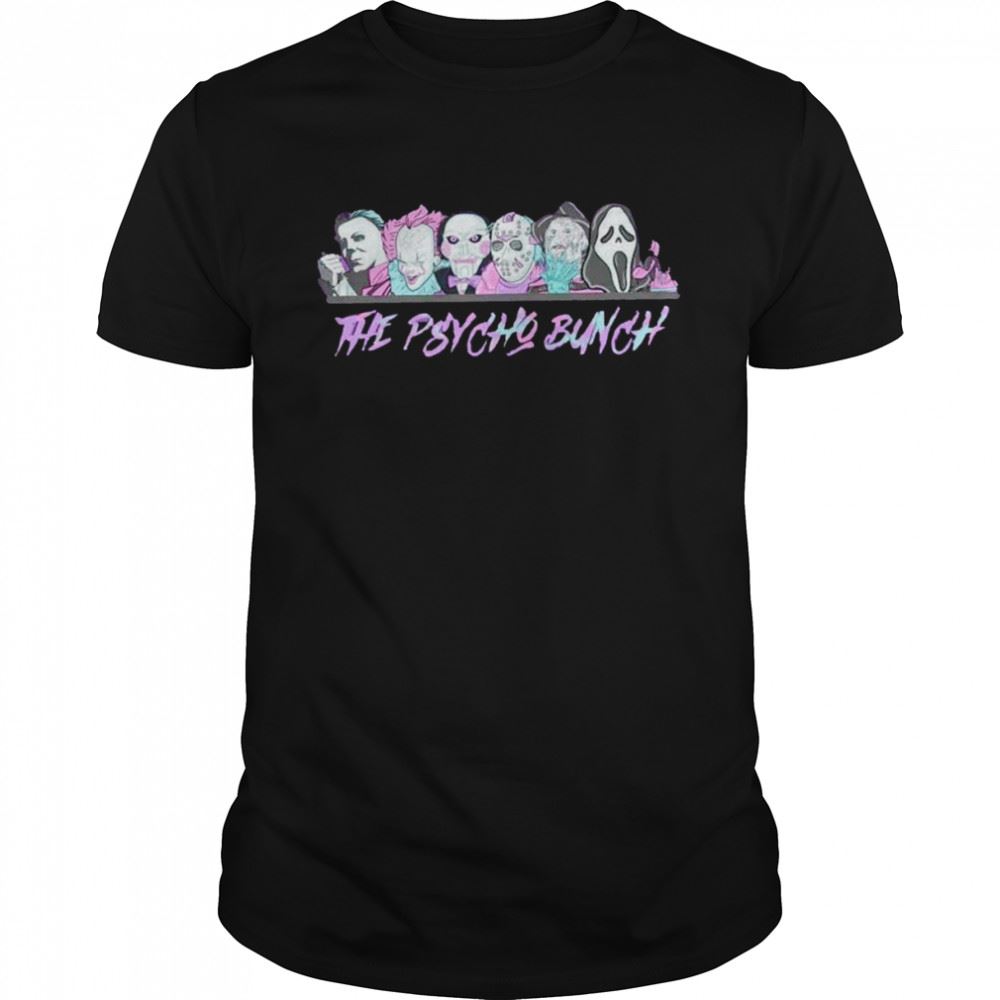 Great Horror Characters Movie The Psycho Bunch Shirt 