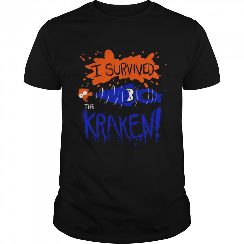 Happy I Survived The Kraken Splatoon Shirt 