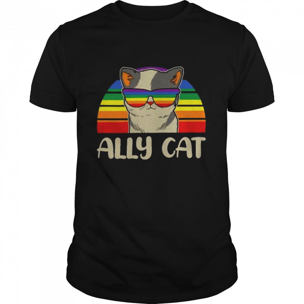 Awesome Lgbt All Cat Vintage Shirt 