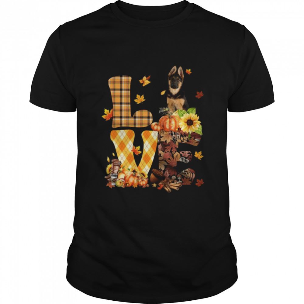 Amazing Love Autumn German Shepherd 1 Classic T-shirt 