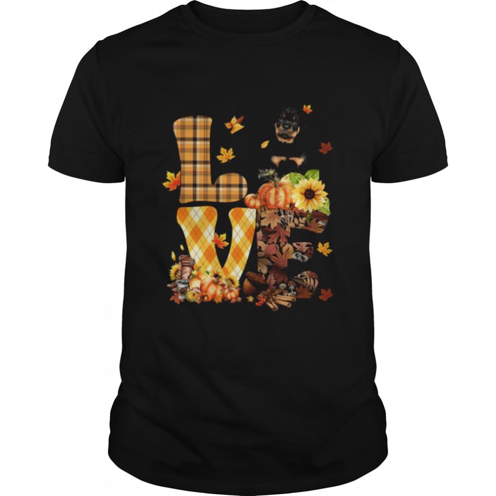 Limited Editon Love Autumn Rottweiler 1 Classic T-shirt 