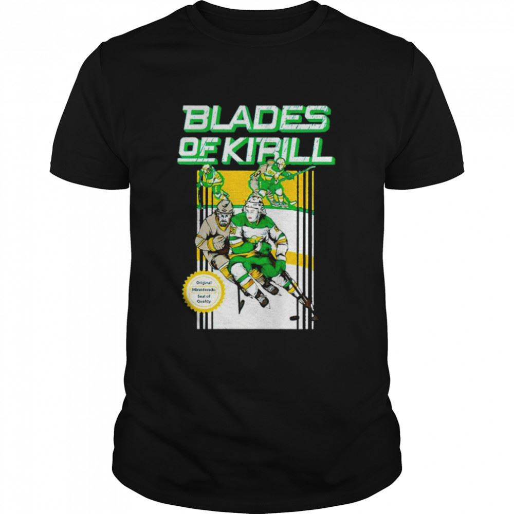 Gifts Minnesota Hockey Blades Of Kirill 2022 T-shirt 