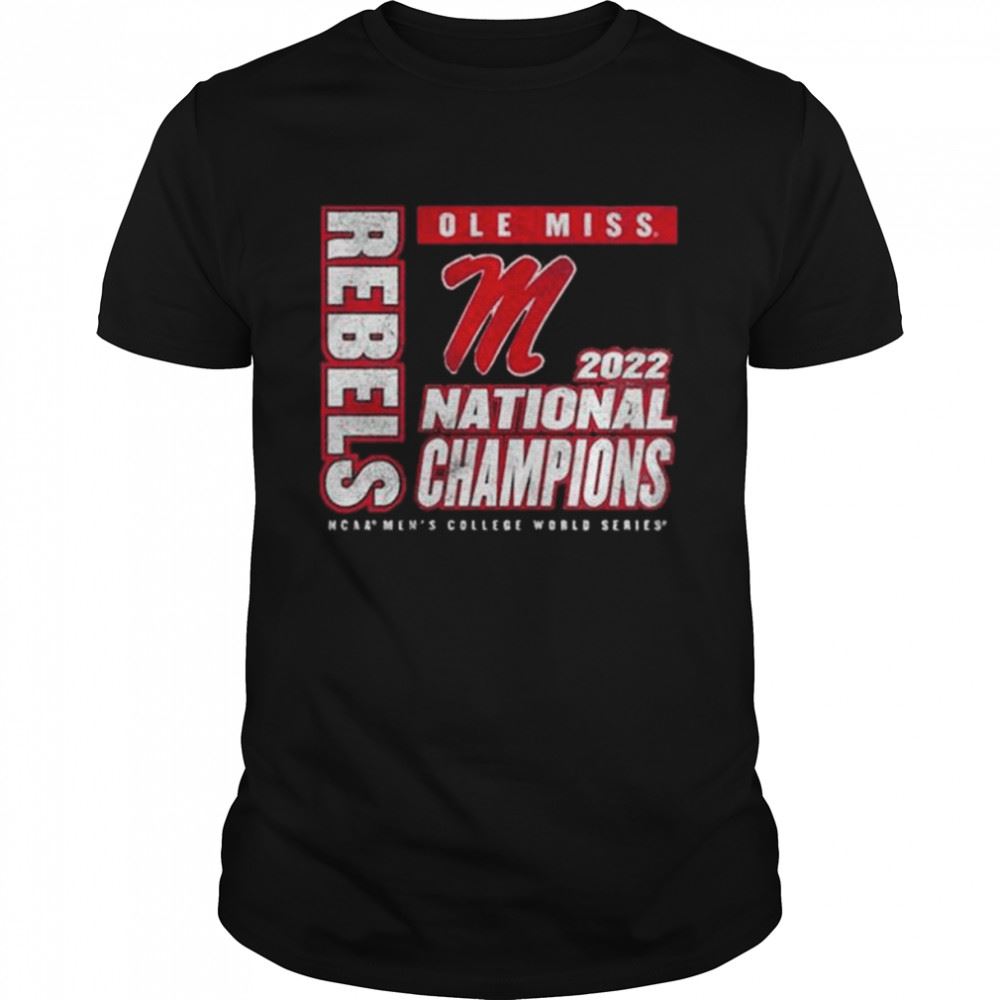 Special Ole Miss Rebels 2022 Ncaa Mens Baseball College World Series Champions Unisex Gift Fan Shirt 