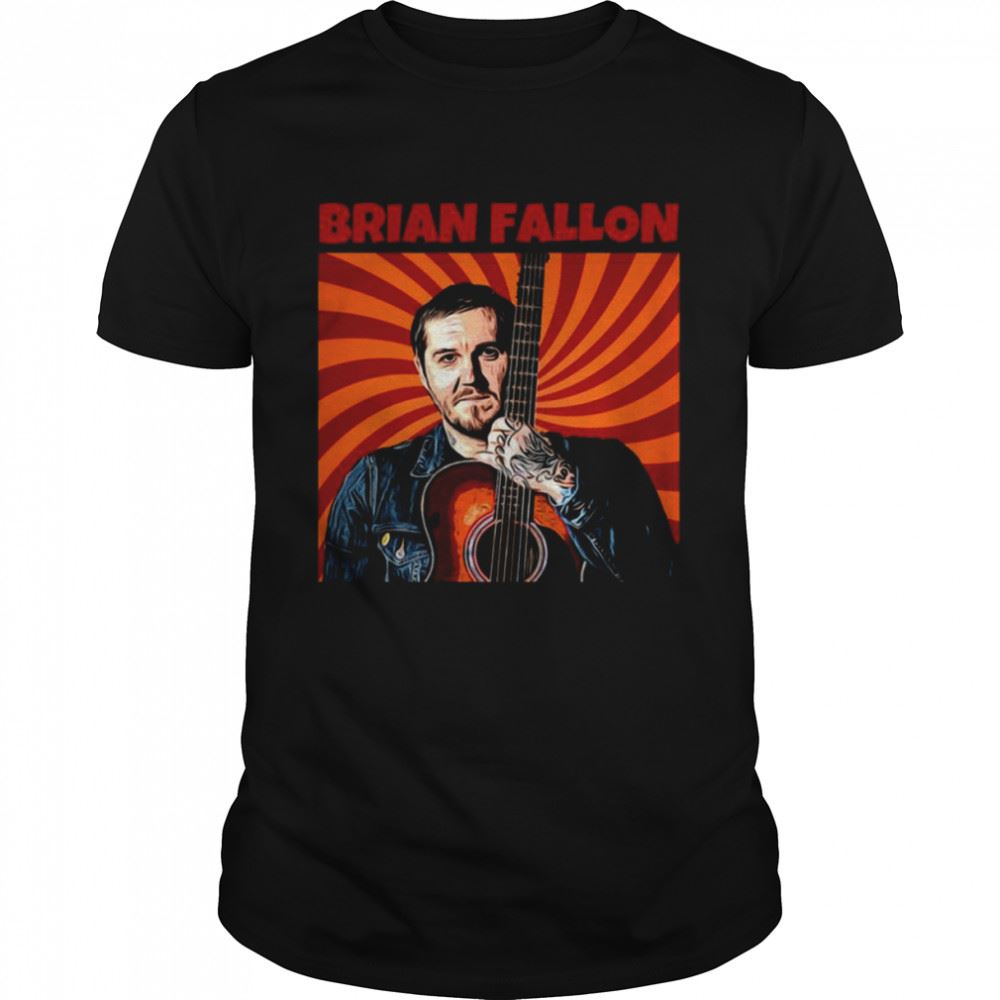 Amazing Portrait Of Brian Fallon The Gaslight Anthem Shirt 