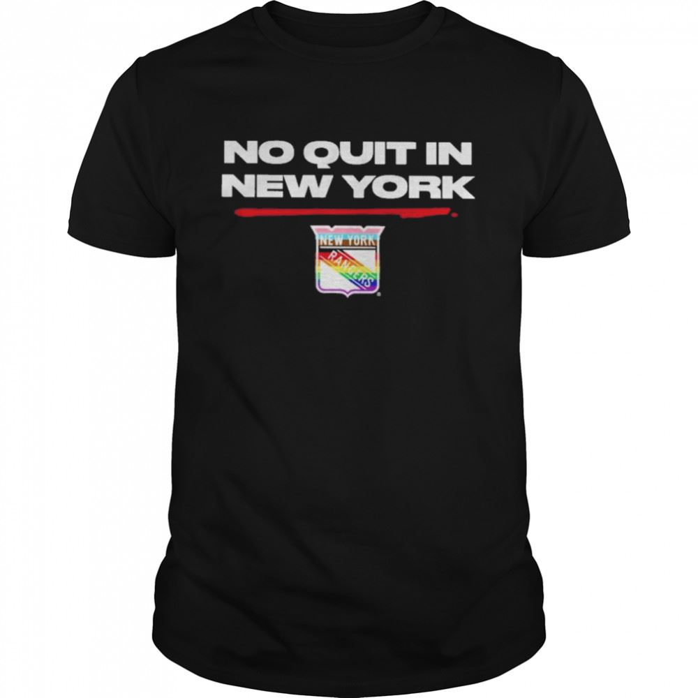 Limited Editon Rangers Exclusive No Quit Pride Shirt 
