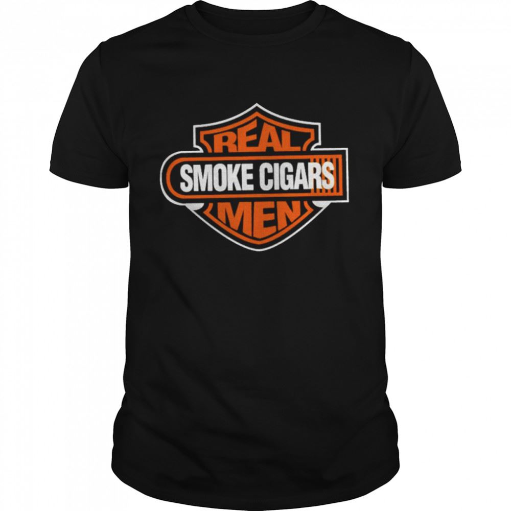 Special Real Men Smoke Cigars Shirt 