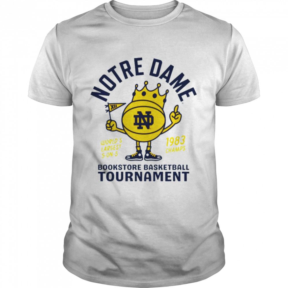 High Quality Retro Notre Dame Bookstore Basketball Shirt 