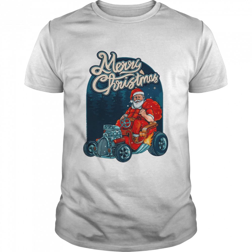 Amazing Santa Merry Christmas Art Shirt 