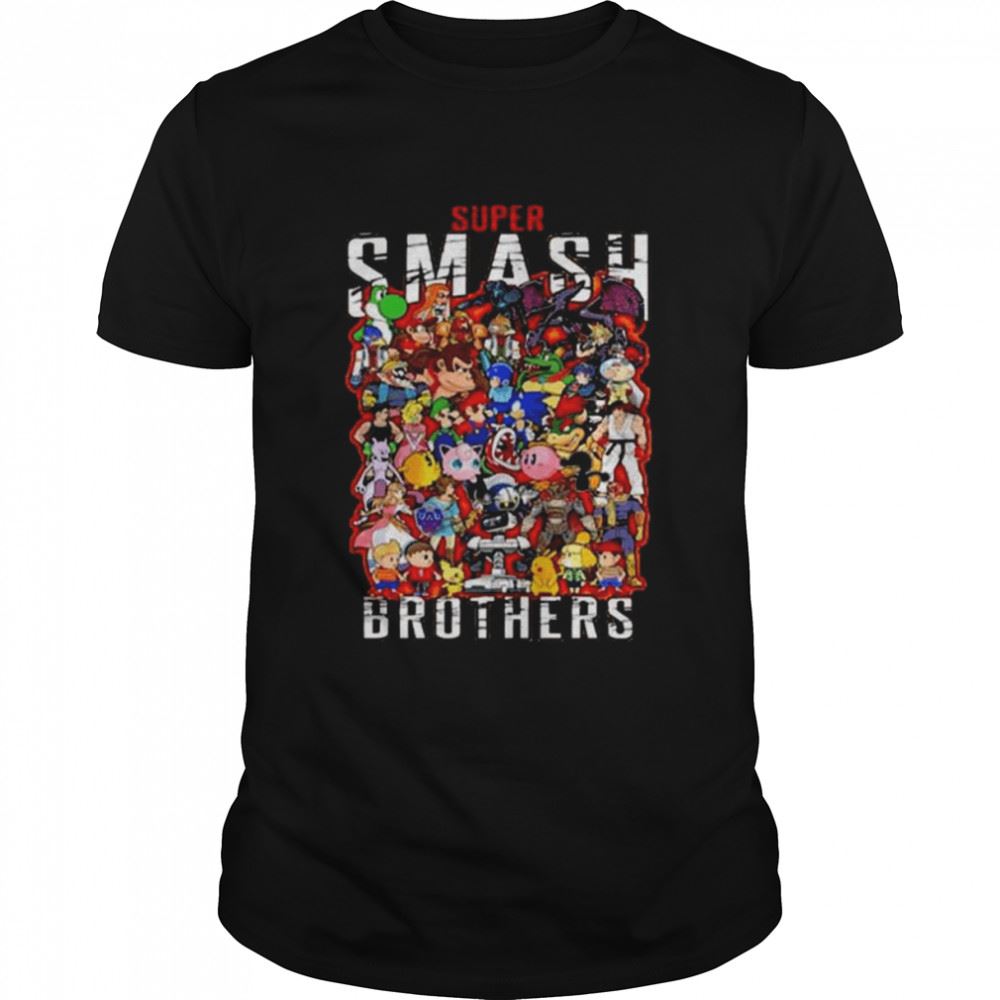 Attractive Super Smash Brothers Characters Shirt 