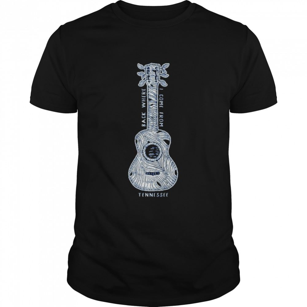 Limited Editon Tennessee Back Where I Come From Trunk Tunes Guitar Shirt 