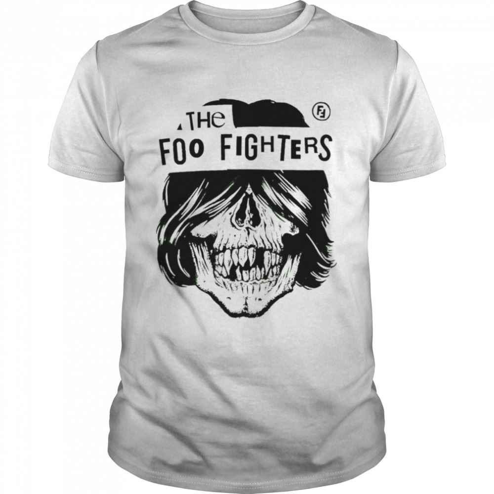 Interesting The Foo Fighters Retro Rock Band T-shirt 