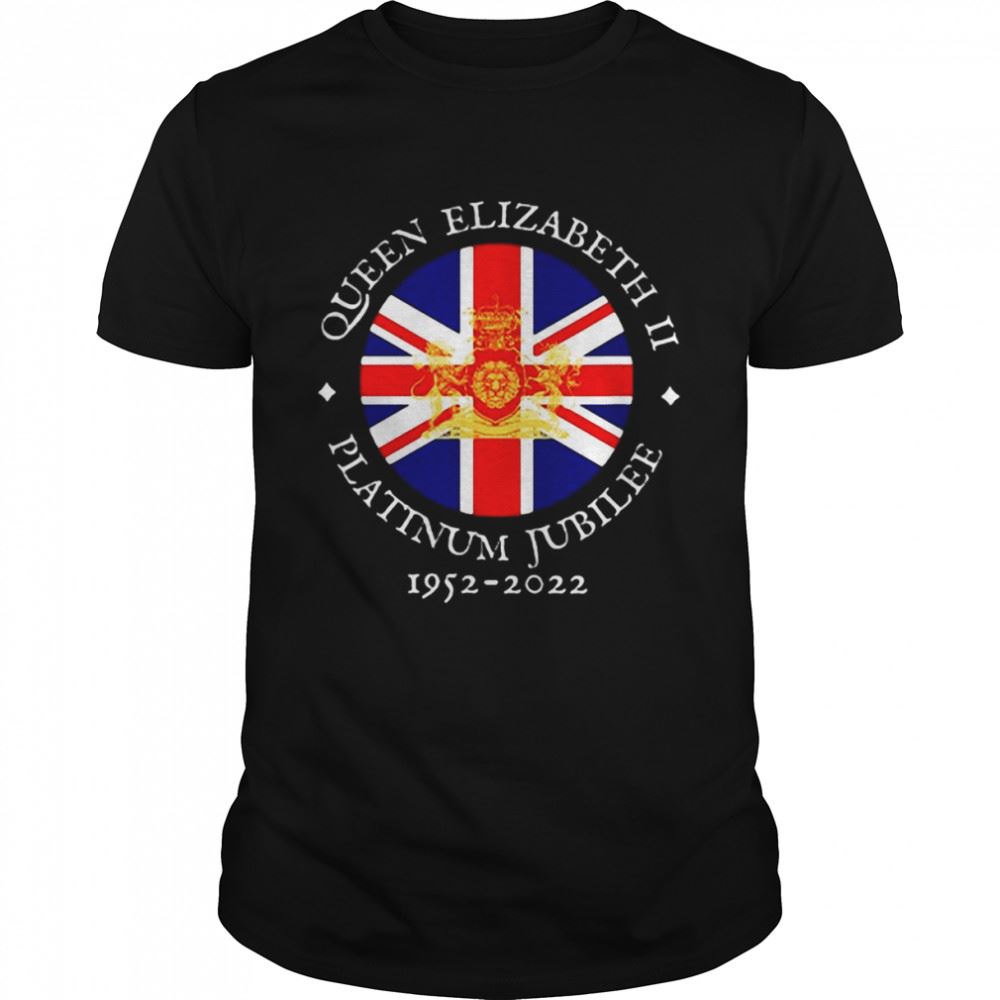 Great The Queens Platinum Jubilee 70 Years 1952-2022 Celebration British Monarch Queen Elizabeth Ii T-shirt 