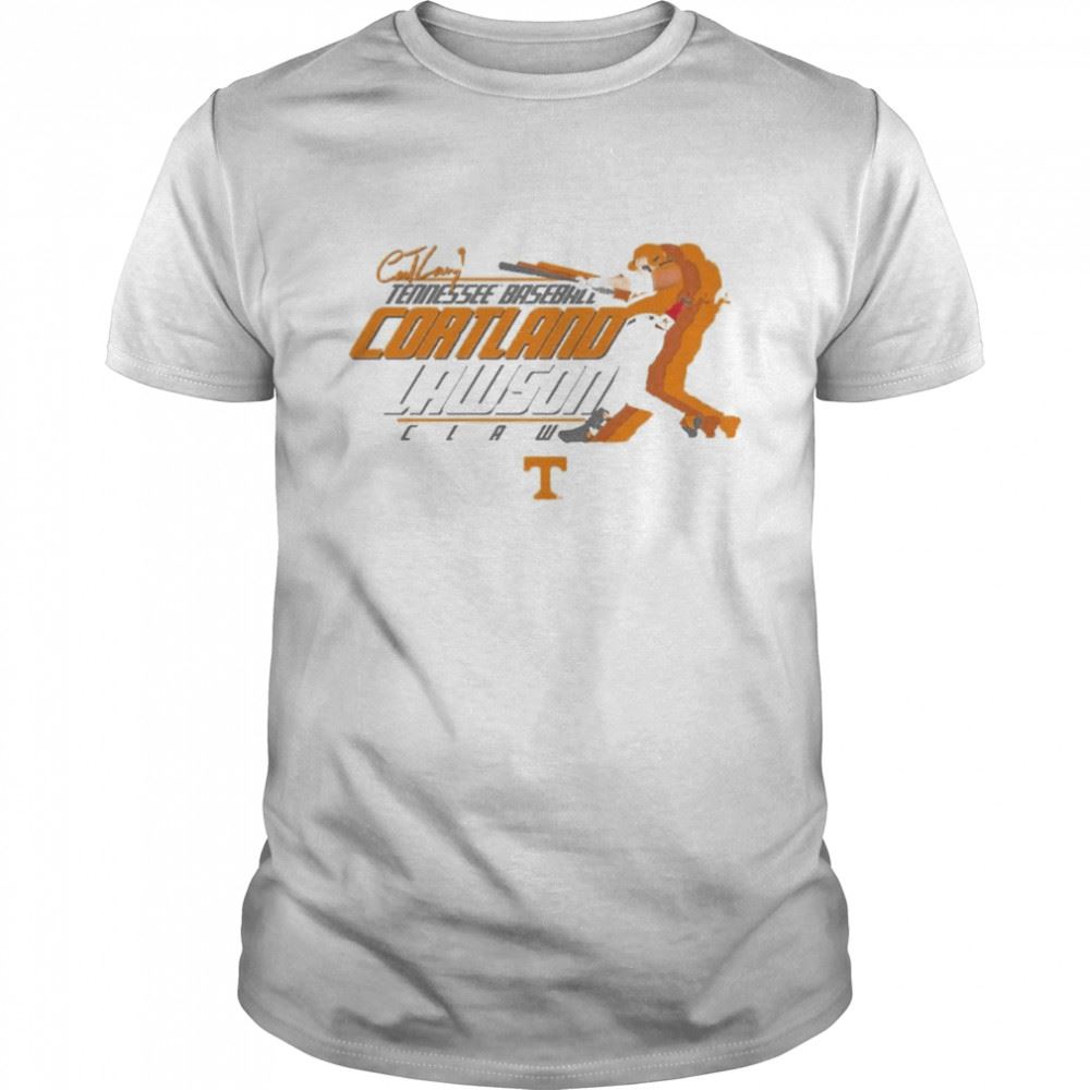 Attractive Vols Tennessee Baseball Cortland Lawson Signature 2022 Shirt 