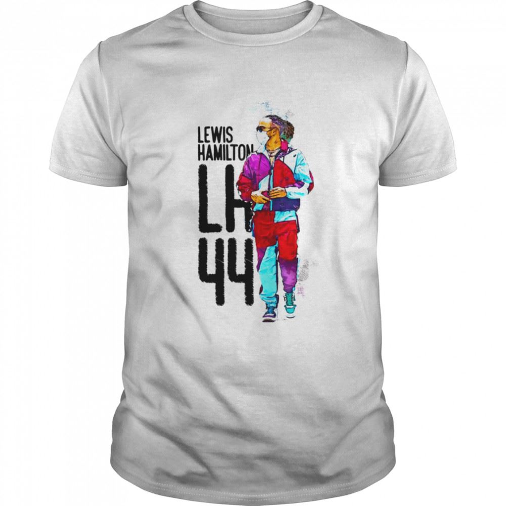 Happy Walking Lewis Hamilton Car Racing Shirt 