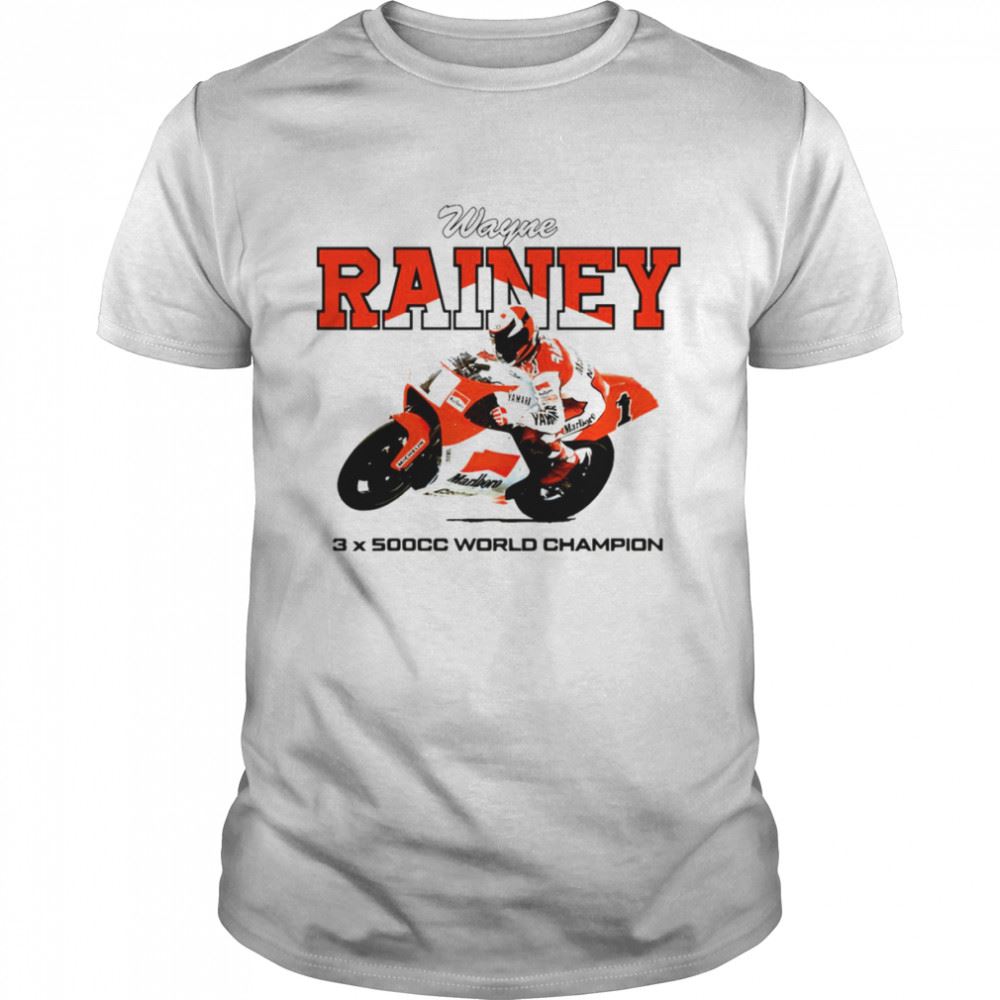 Amazing Wayne Rainey World 500cc Champion Mick Doohan Motor Racing Shirt 