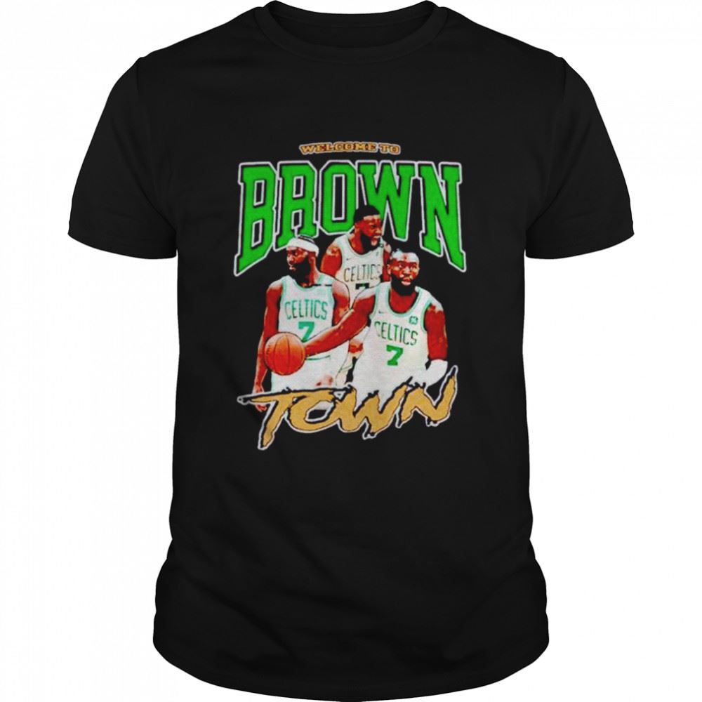 Promotions Welcome To Jaylen Brown Boston Celtics Shirt 
