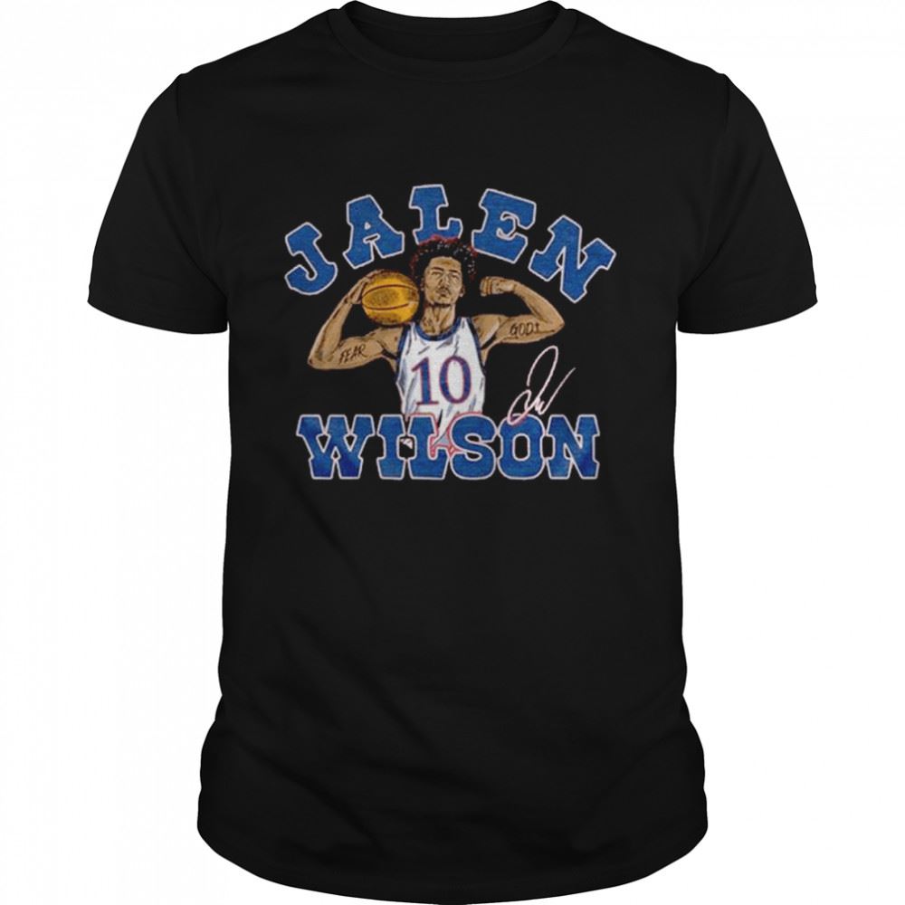 Interesting Kansas Jayhawks Jalen Wilson Signature Shirt 