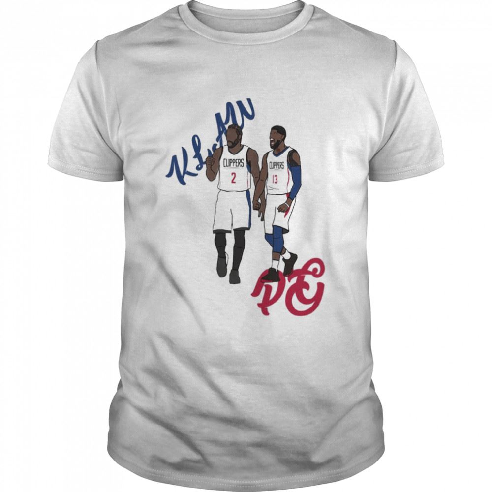 Limited Editon Klaw X Pg13 Clippers Basketball Paul George T-shirt 