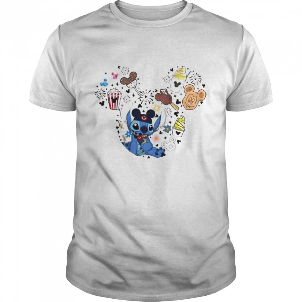 Limited Editon Lilo And Stitch Halloween Shirt Stitch With Snacks Shirt 