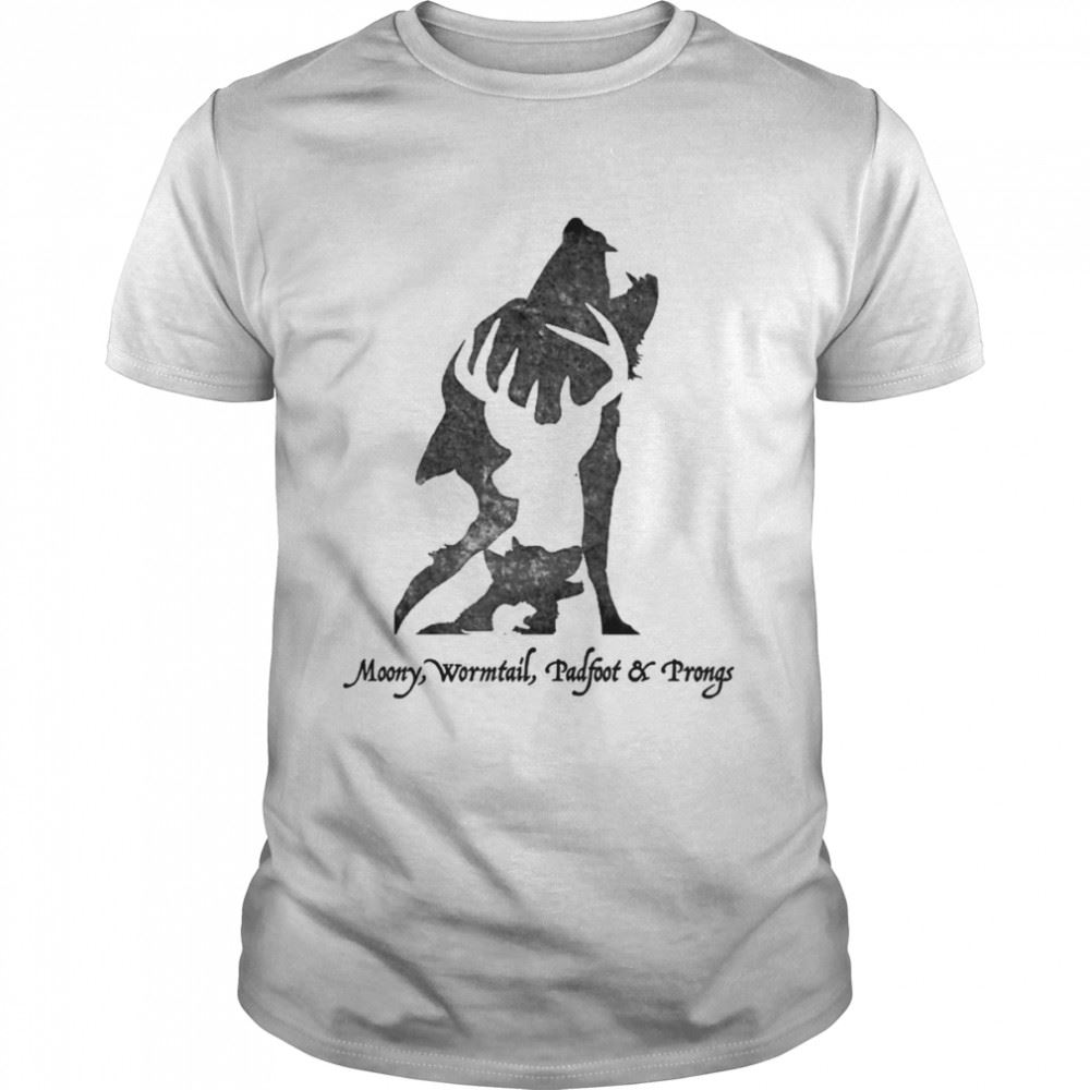 Happy Marauders Moony Wormtail Padfoot Prongs Shirt 