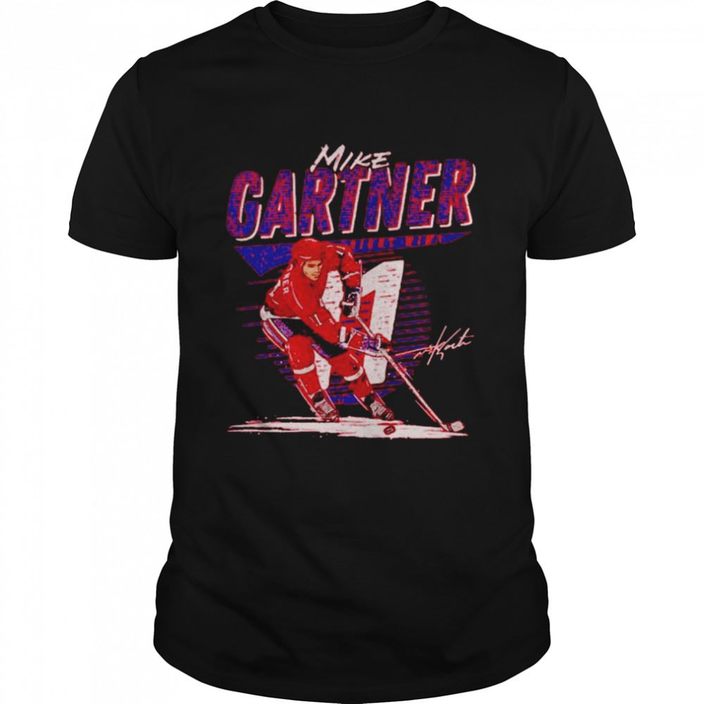 Promotions Mike Gartner Washington Capitals Comet Signature Shirt 