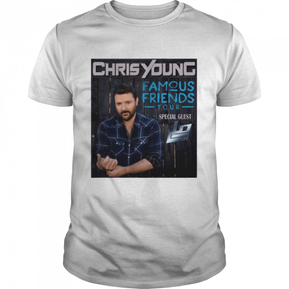 Great New Tour 2022 Famous Friends Tour Chris Young Shirt 