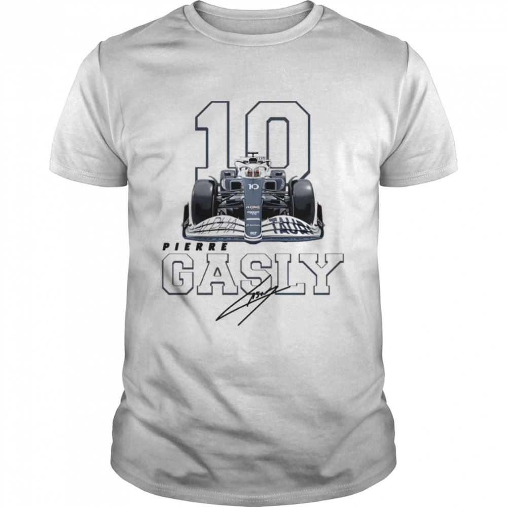 Best Pierre Gasly Formula One F1 Alpha Tauri Racing F1 Shirt 