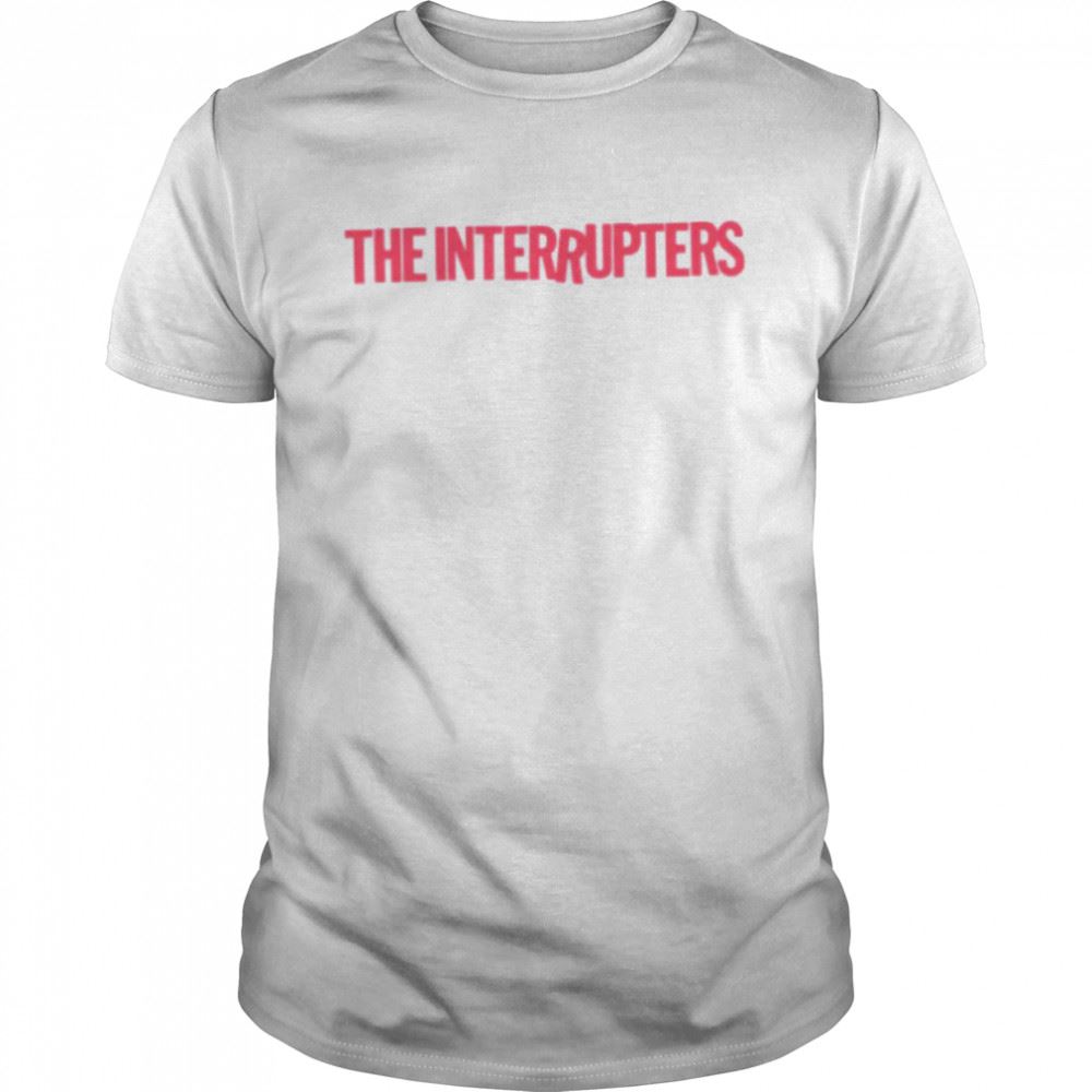 Promotions Pink Band Logo The Interrupters Shirt 