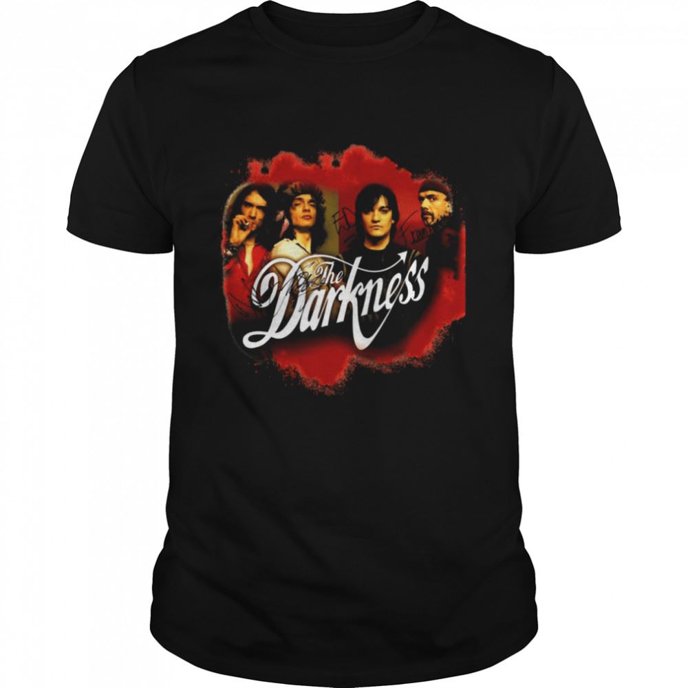 Special Retro British Rock Band The Darkness Shirt 