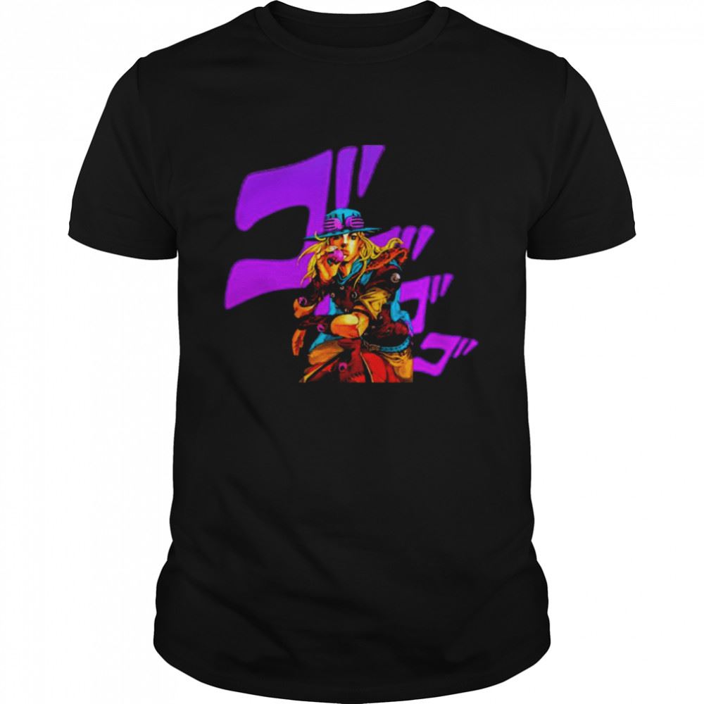 Gifts Retro Gyro Zeppeli Jojos Bizarre Adventure Manga Anime Shirt 