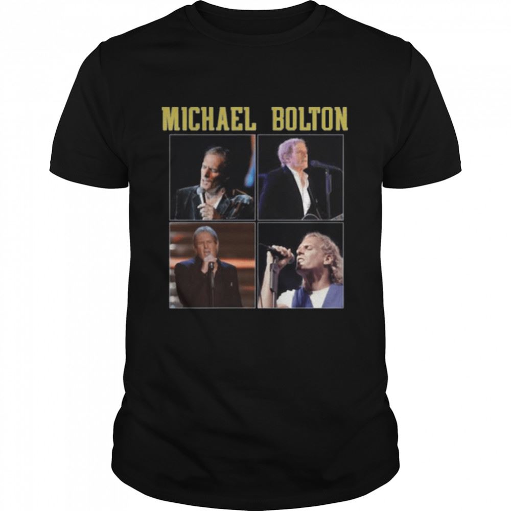 Promotions Retro Portrait Michael Bolton Shirt 