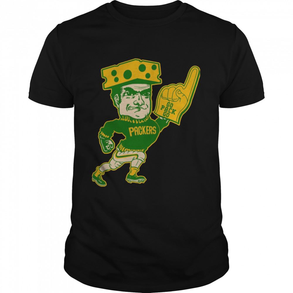 Great Retro Style Green Bay Packers Fan Go Pack Go Shirt 