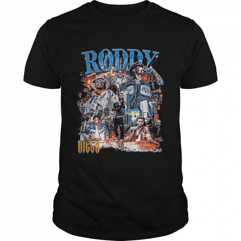 Gifts Retro Vintage Roddy Ricch Shirt 