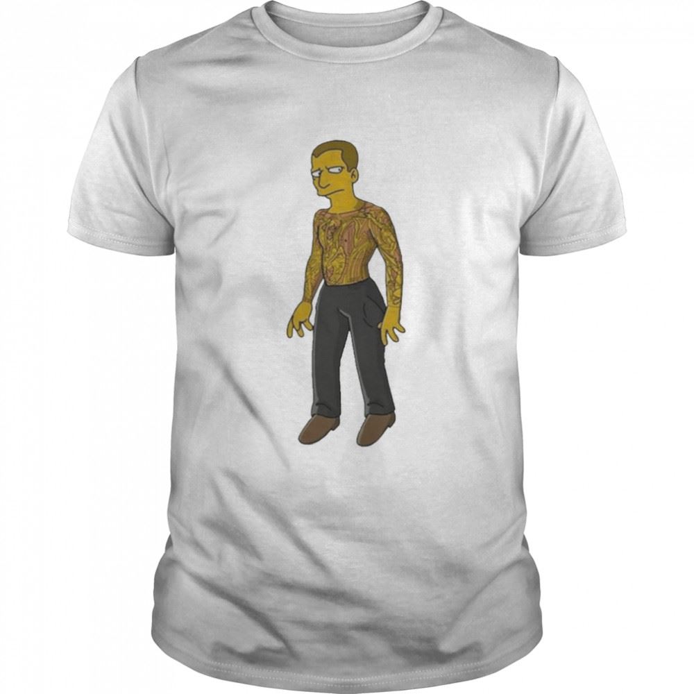 Attractive Simpsons Michael Scofield Prison Shirt 