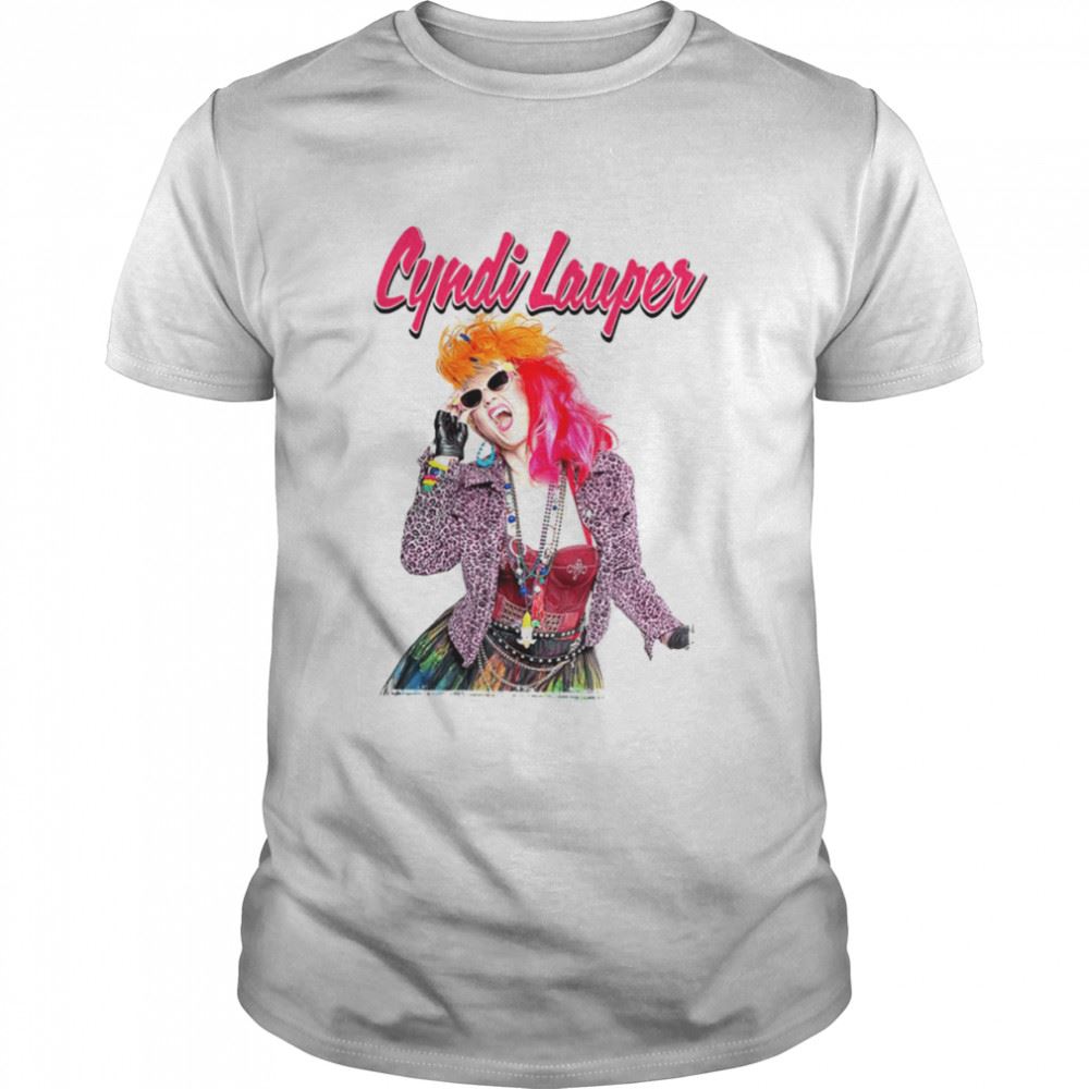 Promotions Sing With Me Cyndi Lauper Shirt 