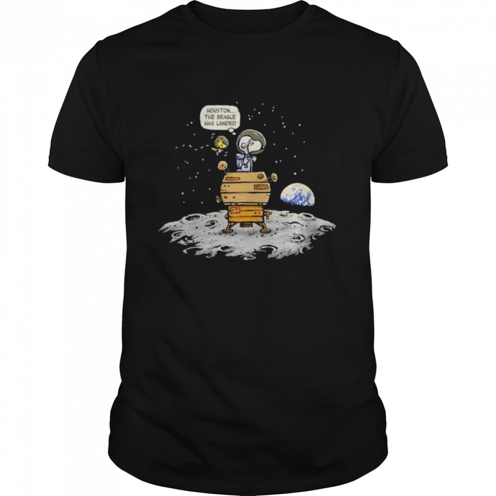 Awesome Snoopy And Woodstock Houston The Beagle Has Landed Shirt 