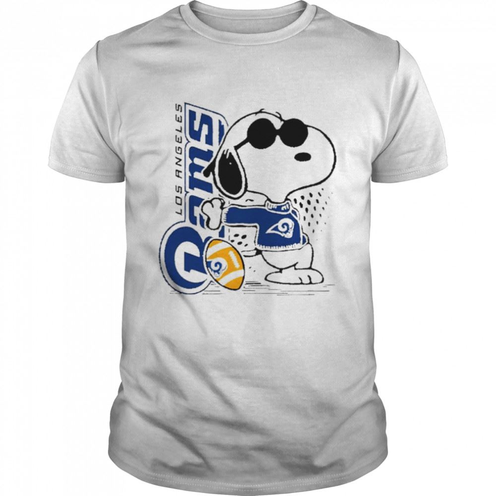 Great Snoopy Los Angeles Rams T Shirt 