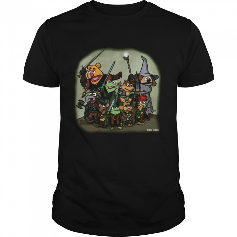 High Quality The Muppets X The Lord Of The Rings Fellowship Of The Muppets Shirt 