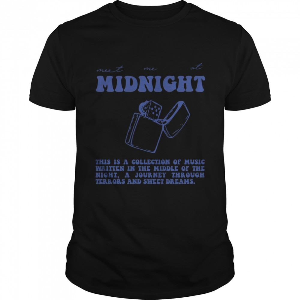 Awesome Ts Taylor Midnights A Collection Of Music Written In The Middle Of The Night Shirt 