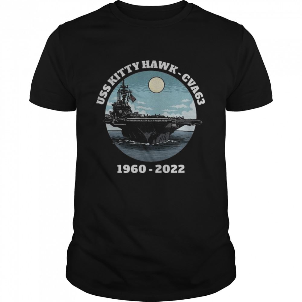 Awesome Uss Kitty Hawk 1960 2022 Tee Shirt 
